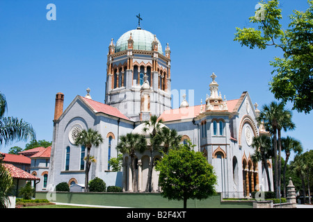 Henry Flagler memorial chiesa presbiteriana in Sant'Agostino Florida USA Foto Stock