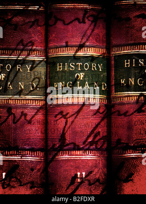Vecchi Libri Vintage Storia dell'Inghilterra 3 volumi
