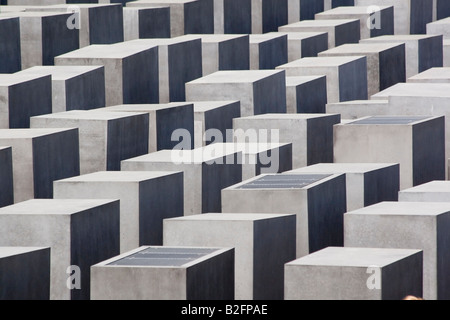 Germania, Berlino, Monumento alla assassinato ebrei d'Europa, full frame Foto Stock