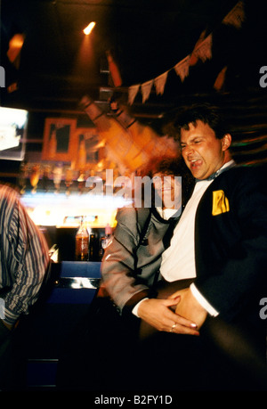 Matura in una discoteca Foto Stock