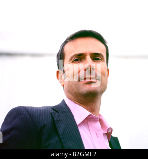 BBC Business Editor, news presenter (ITV) e giornalista Robert Peston presso il Festival di fieno, Hay-on-Wye, Wales, Regno Unito KATHY DEWITT Foto Stock