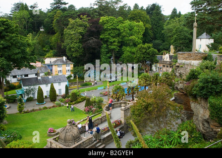 Portmeirion Gwynedd North Wales UK HOMER SYKES Foto Stock