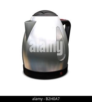 3D render di un bollitore contemporaneo Foto Stock