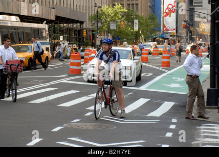 Broadway at West 38th St in capo del distretto di New York Foto Stock