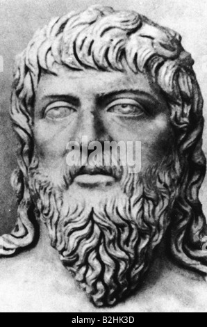 Heraclitus di Efeso, circa 540 - 480 a.C., filosofo greco, ritratto, busto, Foto Stock