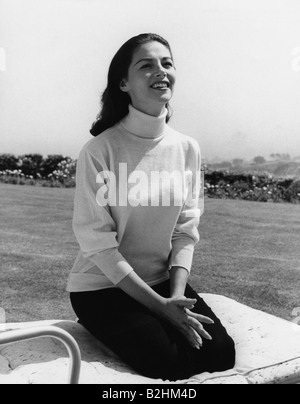 Angeli, Pier, 19.6.1932 - 10.9.1971, attrice italiana, mezza lunghezza, 1950s, Foto Stock