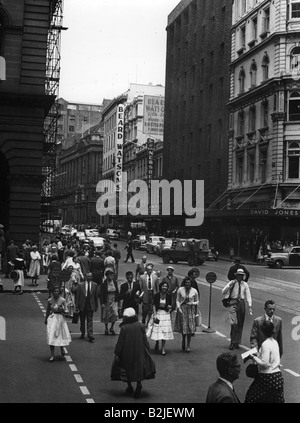 Geografia / viaggio, Australia, città, Sydney, scene di strada, 1950s, Foto Stock