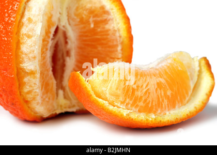 Mandarin Orange un attraversamento del grado di agrumi Clementin Foto Stock