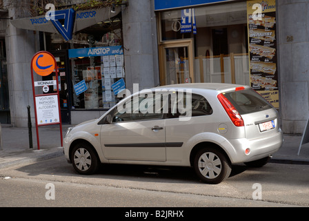 Auto condivisa in Bruxelles Belgio Foto Stock