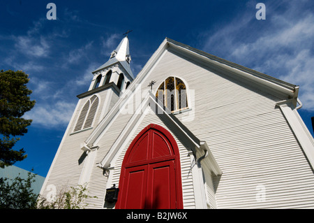 La Chiesa anglicana del Canada di san Luca città di Magog Eastern Townships quebec Foto Stock