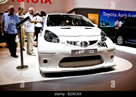 Toyota Aygo Crazy sulla Toyota Stand al Motorshow di Londra excel Foto Stock