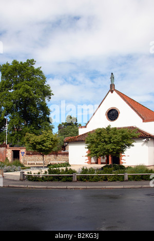 La Chiesa Anglicana Santuario di Nostra Signora di Walsingham in Norfolk, Inghilterra. Foto Stock