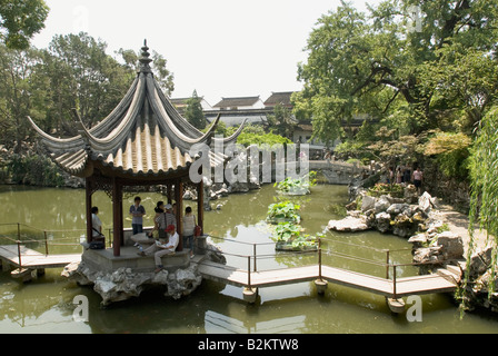 Cina, Suzhou, Lion giardino foresta, Shizi Lin Foto Stock