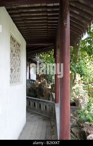 Cina, Suzhou, il Padiglione Canglang, onde spumeggianti Pavilion Foto Stock