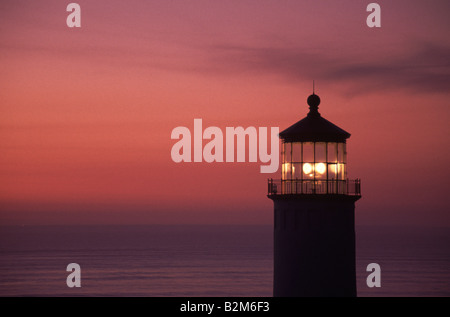 Nord Capo Faro Ilwaco Washington STATI UNITI D'AMERICA Foto Stock