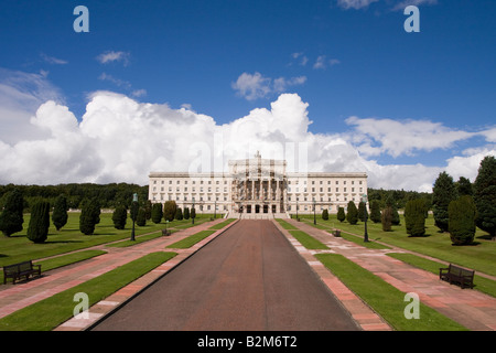 Gli edifici del Parlamento Stormont Belfast Irlanda del Nord Foto Stock