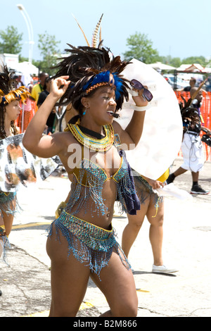 Caribana festival parade di Toronto Foto Stock