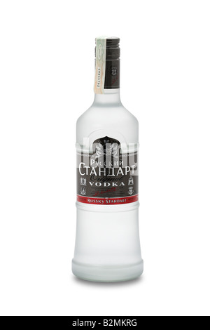 Standard ruskii vodka russo russky standart Foto Stock