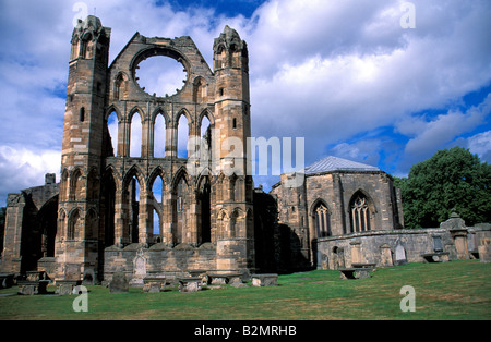 Rovine della Cattedrale, Elgin, East Highlands, Scotland, Regno Unito, Europa Foto Stock