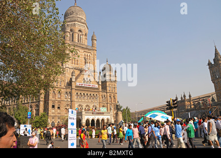 BMC Edificio, Municipal Corporation di maggiore di Mumbai è corpo civile che governa la città di Mumbai (Bombay). Foto Stock