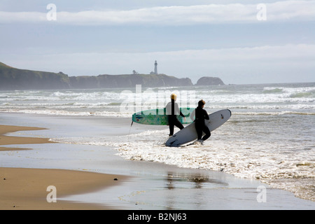 Beverly Beach State Park, Oregon Coast, Stati Uniti d'America (USA), America del Nord Foto Stock