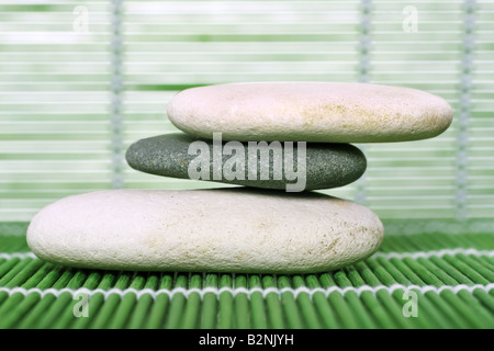 Il feng shui concetto di decorazione per la creazione di energia positiva in casa Foto Stock