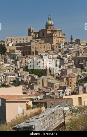 Panorama di Piazza Armerina Foto Stock