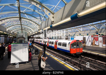 Stazione della metropolitana di Hammersmith W6 London Regno Unito Foto Stock