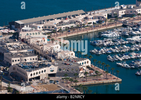 Costa Blanca Spagna Alicante city ristorante marina club e di sviluppo per il tempo libero Foto Stock