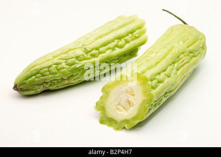 Balsam Pear, melone amaro (Momordica charantia), frutta, studio immagine Foto Stock