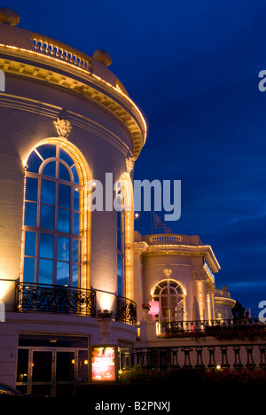 Europa francia Deauville Normandia Côte Fleurie casino night Foto Stock