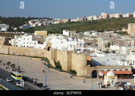 Safi Marocco vista della medina da Kasr al Bahr fortezza Foto Stock