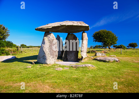 Pentre Ifan camera sepolcrale Ceredigion, West Wales, Regno Unito Foto Stock