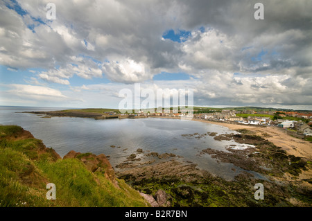 La Scozia orientale porto di pesca di Eyemouth in Scottish Borders Foto Stock