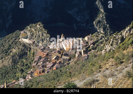 Saorge Roya valley Alpes-Maritimes 06 parco nazionale del Mercantour Francia Paca Europa Foto Stock