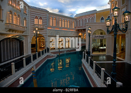 Grand Canal, Venetian Hotel Las Vegas Foto Stock