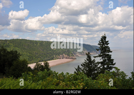 Melvin spiaggia sul Fundy Trail sulla Baia di Fundy New Brunswick Foto Stock