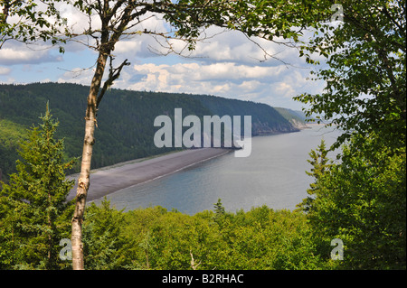 Melvin spiaggia sul Fundy Trail sulla Baia di Fundy New Brunswick Foto Stock