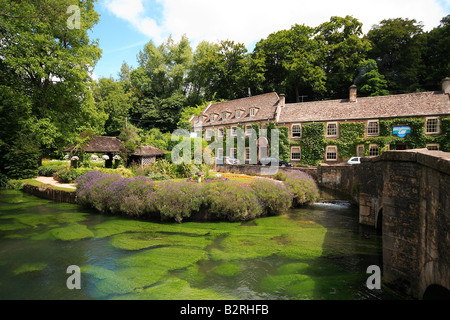 Swan Hotel Bibury Cotswolds Inghilterra Foto Stock