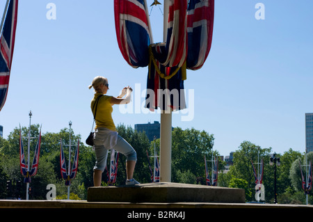 Europa REGNO UNITO Inghilterra Londra Buckingham Palace Foto Stock