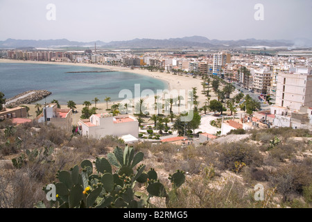 Puerto de Mazarron beach Foto Stock