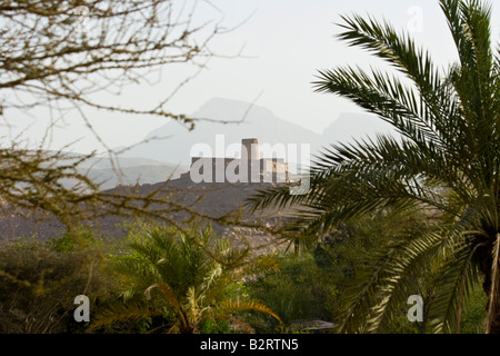 Bukha Fort sulla penisola di Musandam in Oman Foto Stock