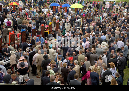 Onorevoli giorno corse di Newmarket UK Luglio Foto Stock