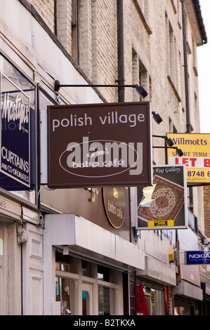Negozio specializzato in cibo polacco W5 Ealing Londra Regno Unito Foto Stock