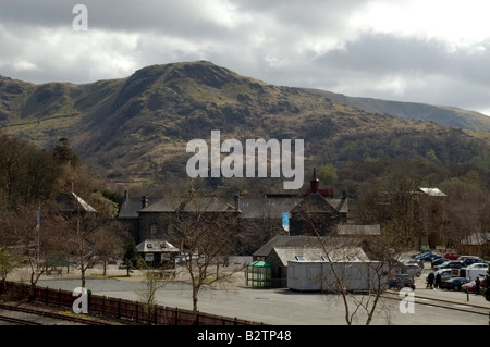 Welsh Slate Museum, Llanberis. Parco Nazionale di Snowdonia. Il Galles/ Foto Stock