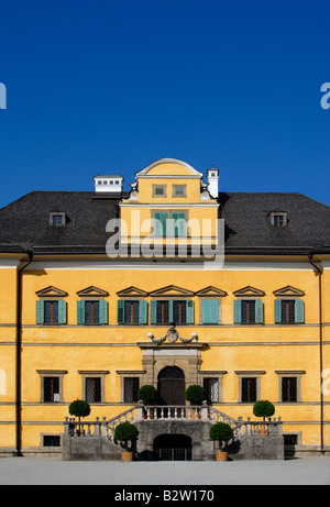 Edificio principale del castello di Hellbrunn a Salisburgo, Austria Foto Stock