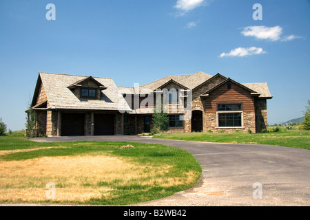 Grande casa in Teton Springs Resort comunitaria prevista a Victor Idaho Foto Stock