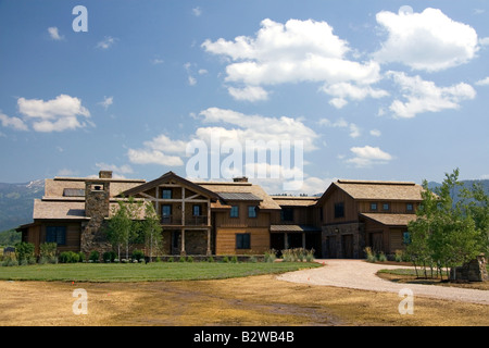 Grande casa in Teton Springs Resort comunitaria prevista a Victor Idaho Foto Stock