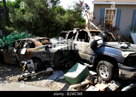 Noi di LOS ANGELES Filmset la Guerra dei mondi Universal Studios foto GERRIT DE HEUS Foto Stock