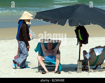 Cina spiaggia vicino Danang sinonimo di noi ABC fiction TV serie Vietnam Foto Stock